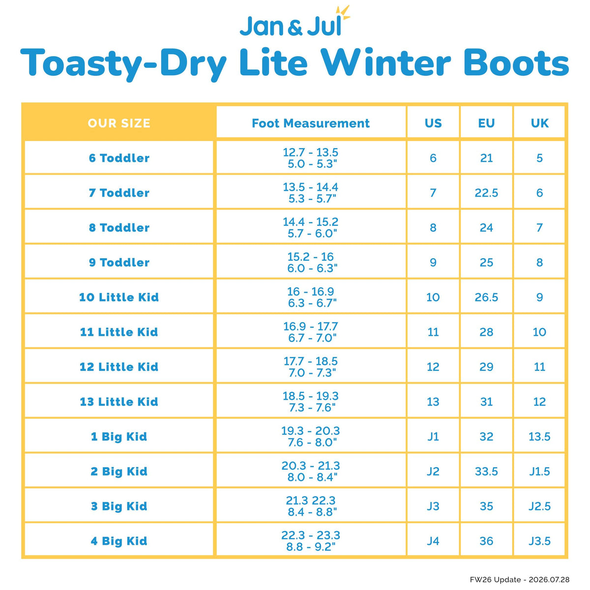 Jan & Jul Waterproof Winter Boots for Toddlers (Bear Cub, US 7) 🍁 All In One Marketplace Canada
