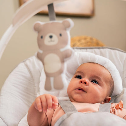 Ingenuity Keep Cozy 3-in-1 Grow with Me Vibrating Baby Bouncer Seat & Infant to Toddler Rocker, Vibrations & Toy Bar, 0-30 Months Up to 40 lbs - Linden 🍁 All In One Marketplace Canada
