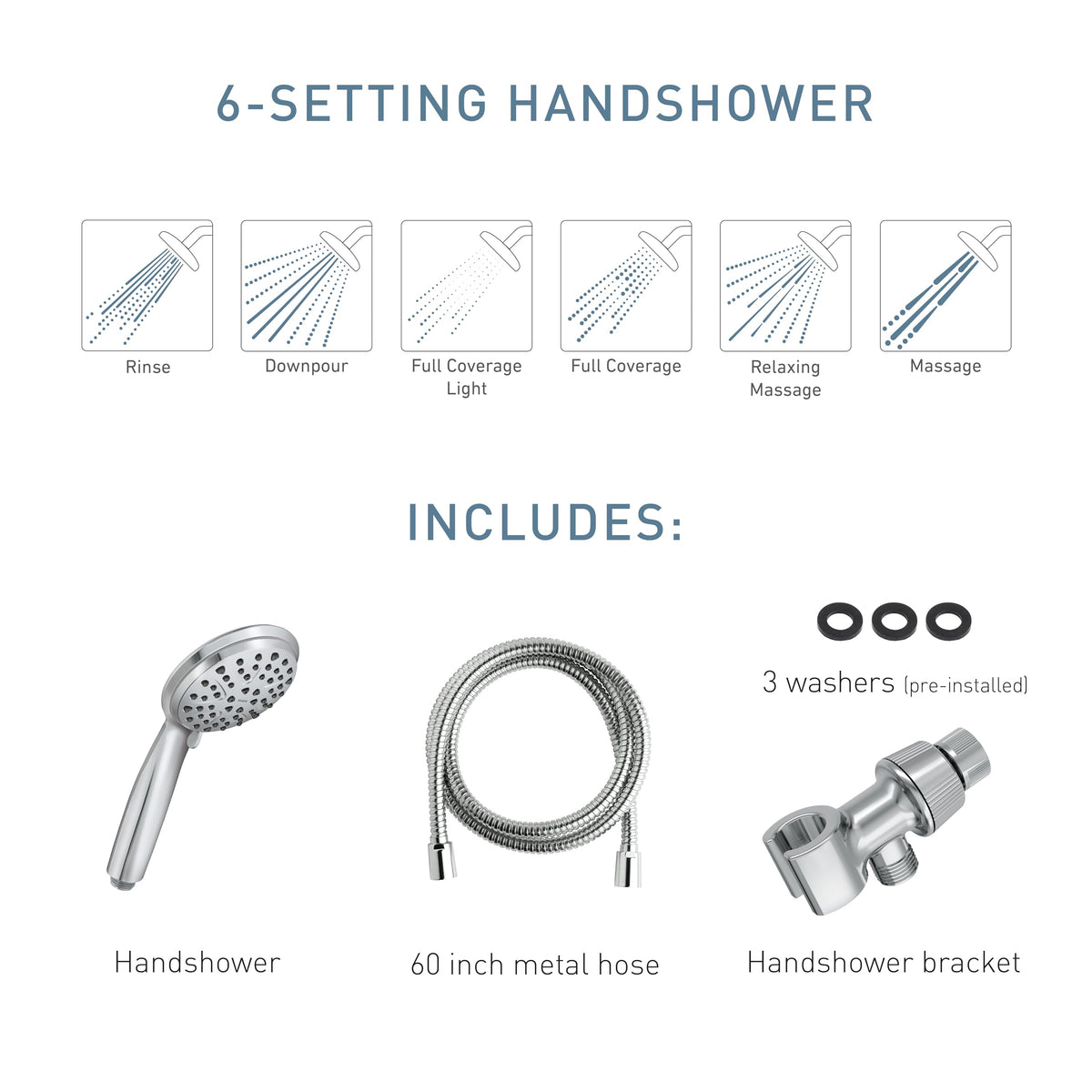 Moen Attune Chrome Handheld Shower, 218H0