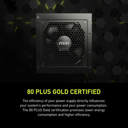 MSI MAG A750GL PCIE5, Fully Modular Compact Gaming 750W Power Supply, 80+ Gold, ATX 3.1 & PCIe 5.1 Ready, Native Dual-Color 12V-2x6 Cable, 10 Year Warranty 🍁 All In One Marketplace Canada