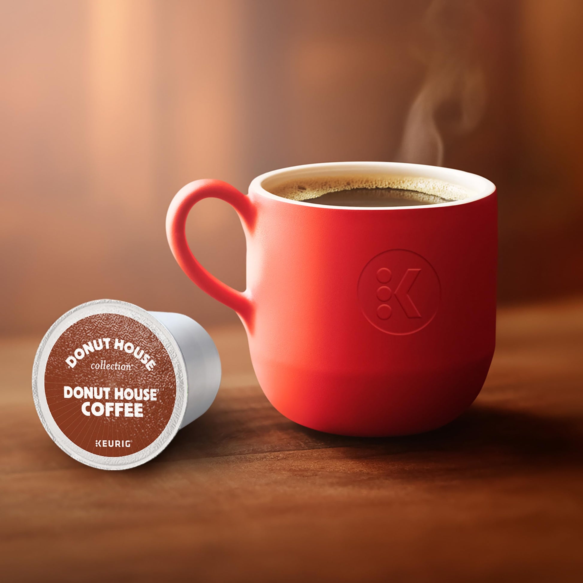 Donut Coffee Regular K-Cup Coffee Pods, 24 Count For Keurig Coffee Makers