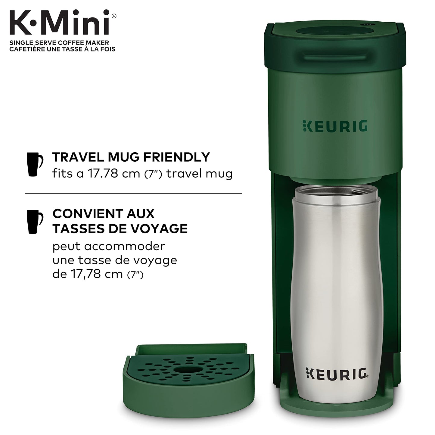 Keurig K-Mini Single Serve K-Cup Pod Coffee Maker in Evergreen