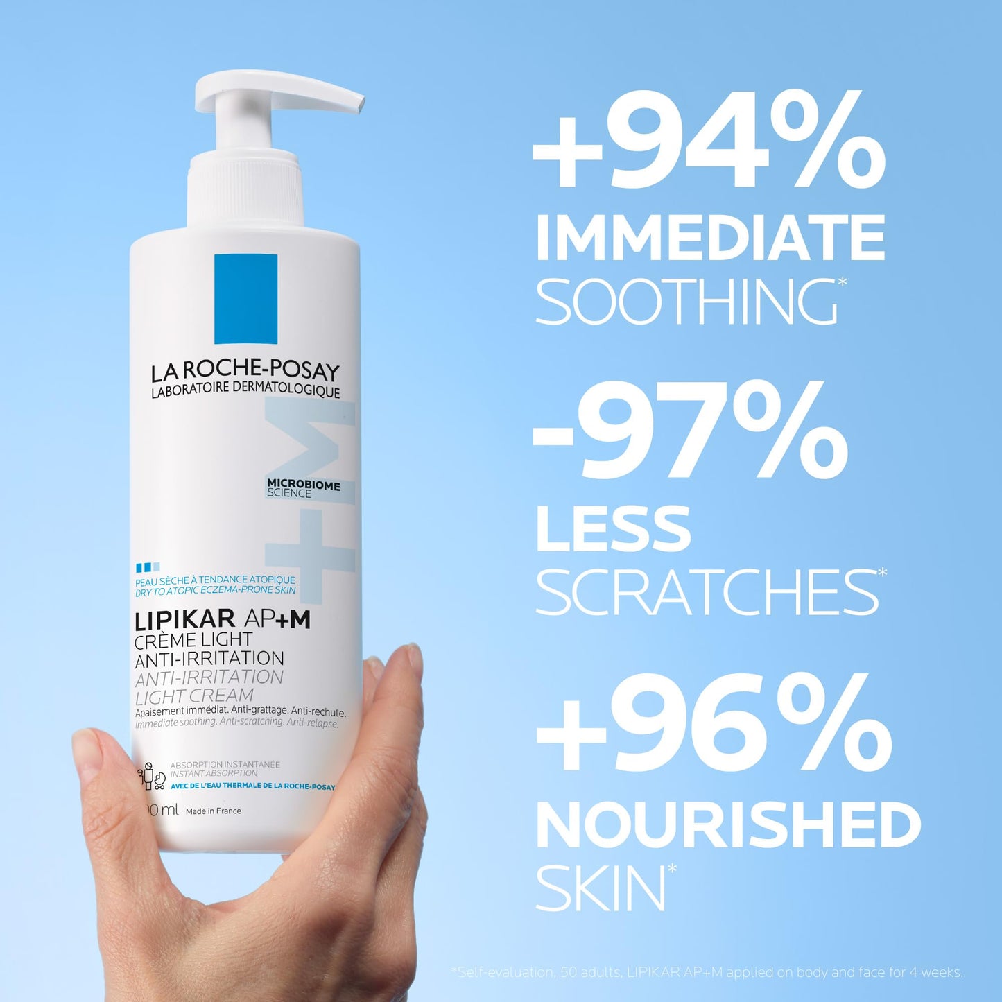La Roche Posay Lipikar Baume Light AP+M, Body Lotion for Dry Skin, Lightweight Moisturizer with Shea Butter & Niacinamide for Body, Face & Hands, Fragrance Free, Recommended by Dermatologists, 400mL - Available at All In One Marketplace Canada
