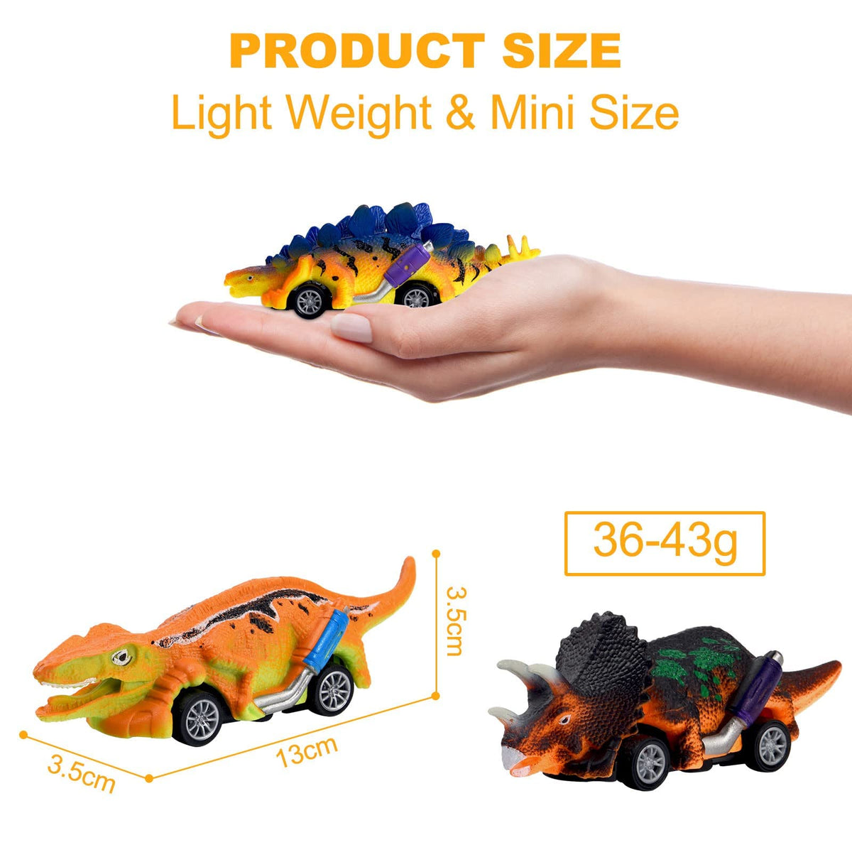 PIIOSER Dinosaur Toys for 3 Year Old Boys - 6 Pack Mini Dino Pull Back Cars with T-Rex, Ideal Gifts for Toddlers 3-8 Year Old Boy Girls, Kids Birthday Christmas Party Favors 🍁 All In One Marketplace Canada