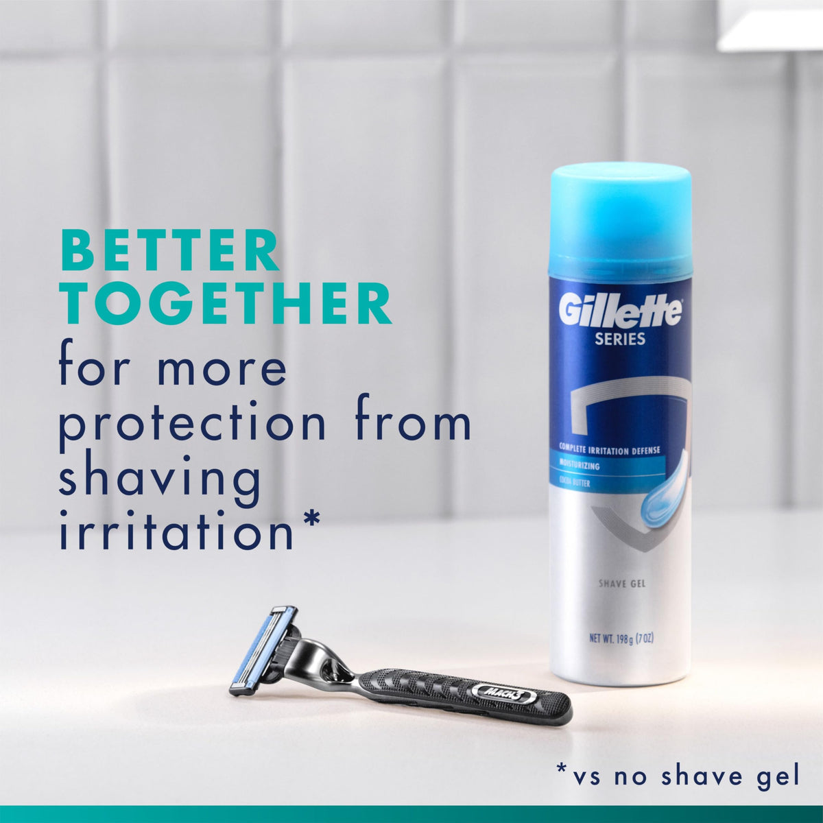 Gillette Mach3 Mens Razor, Includes 1 Handle, 10 Razor Blade Refills