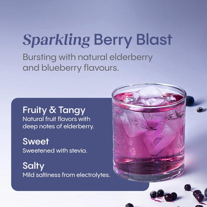 HydraLyte Plus Immunity - Electrolytes + Vitamin C Powder + Elderberry (Sambucus Nigra 35:1 Concentrated Black Elderberry Powder) + Zinc - Daily Hydration Powder With Immune Support for Ages 19+