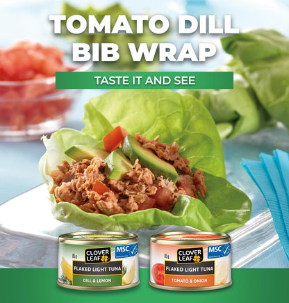 Clover Leaf Tomato & Onion Flavoured Tuna, 85g, 24 Count 🍁 All In One Marketplace Canada