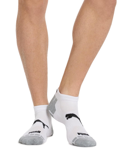 PUMA Men's 8 Pack Low Cut Socks, White/Grey, 10-13 🍁 All In One Marketplace Canada