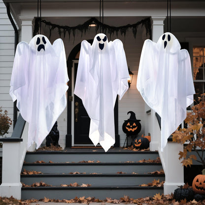 JOYIN 3 PCS Halloween Party Decorations 27.5" Hanging Ghosts, Cute Flying Ghosts for Front Yard Patio Lawn Garden Party Décor and Holiday Decorations 🍁 All In One Marketplace Canada