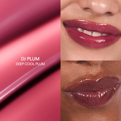 LANEIGE JuicePop Box Lip Tint: 12‑HR Hydrating Lightweight Stain with Buildable Juicy Color & Nourishing Shine, a K‑Beauty Lip Essential for Long‑Lasting Comfort, DJ Plum LANEIGE