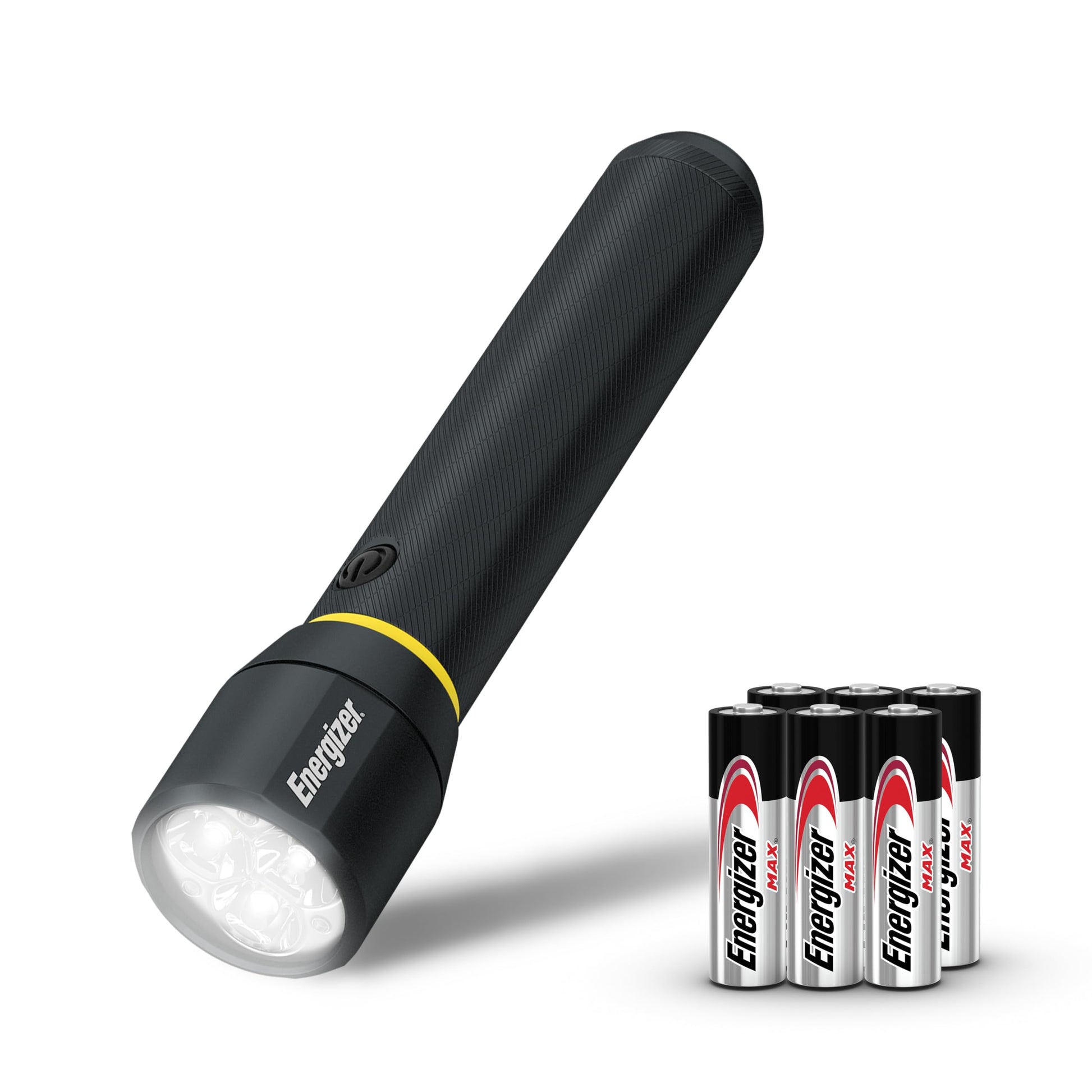 ENERGIZER LED Flashlight Vision PRO, Ultra Bright 1000+ Lumens, IPX4 Water Resistant, Aircraft-Grade Aluminum LED Light, Rugged Metal Flash Light for Outdoors, Emergency Power Outage, Black Energizer