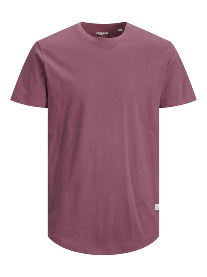 JACK & JONES Men's Long Line Fit T-Shirt JJENOA TEE SS Crew Neck NOOS White Medium JACK & JONES