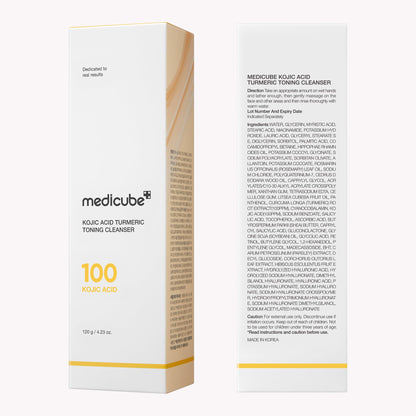 Medicube Kojic Acid Turmeric Toning Cleanser for Women - 4.23 oz