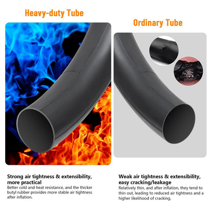2-PCS 26" Heavy Duty Bike Tubes 26x1.75/1.95/2.0/2.1/2.125/2.20/2.25 AV32MM 26 Heavy Duty Bicycle Tubes Compatible with 26x1.75 26x1.95 26x2.10 26x2.0 26x2.125 26x2.2 26x2.25 Tire Tubes Schrader Valve - Available at All In One Marketplace Canada
