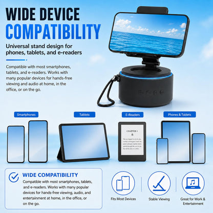 ZAPUVO Gifts for Men Dad, Bluetooth Speaker with Phone Stand, Christmas Anniversary for Men - Birthday Gifts for Him Husband Boyfriend, Wireless Speaker Phone Holder for Home Office Desk Use - Available at All In One Marketplace Canada