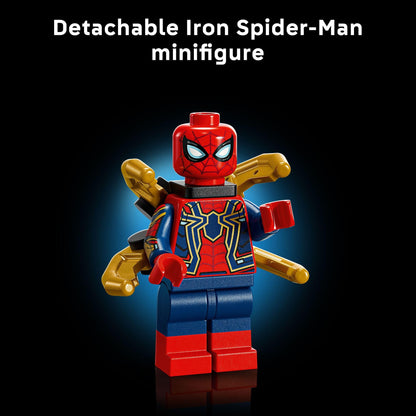 LEGO Marvel Iron Spider-Man Bust Collectible - Building Kit for Adults, Ages 18+ - Includes Iron Spider-Man Minifigure - Collectible Model for Super Hero Fans - Gift for Men and Women - 76326 🍁 All In One Marketplace Canada