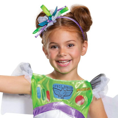 Disney Toy Story Buzz Lightyear Costume Tutu, Officially Licensed Halloween Costume Outfit, Kids Size (4-6x)