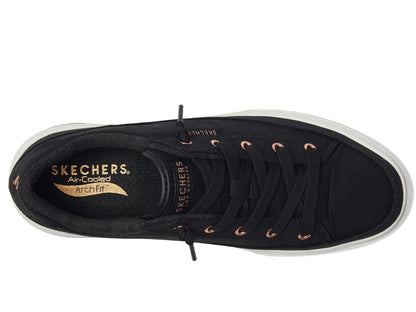 Skechers Women's Arch Fit Arcade-Meet Ya There Sneaker, Black, 7 🍁 All In One Marketplace Canada