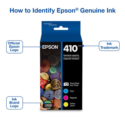 Epson 410 Claria Premium Ink Cartridge, Combo Pack (T410520) Epson