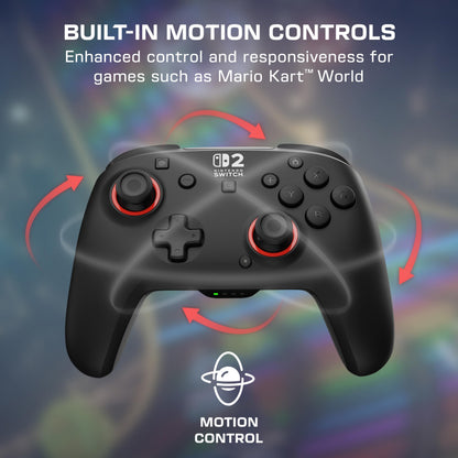 Turtle Beach Rematch Wireless Gaming Controller - Officially Licensed for Nintendo Switch 2, Nintendo Switch/Switch Lite/OLED - TMR Thumbsticks, Rechargeable Battery, Audio Controls – Black/Red 🍁 All In One Marketplace Canada