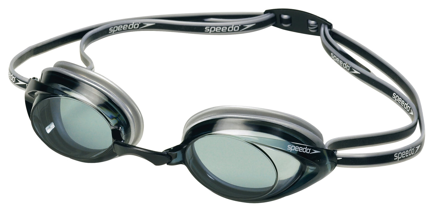 Speedo Unisex Adult Swim Goggles Vanquisher 2.0 - Smoke, One Size Speedo