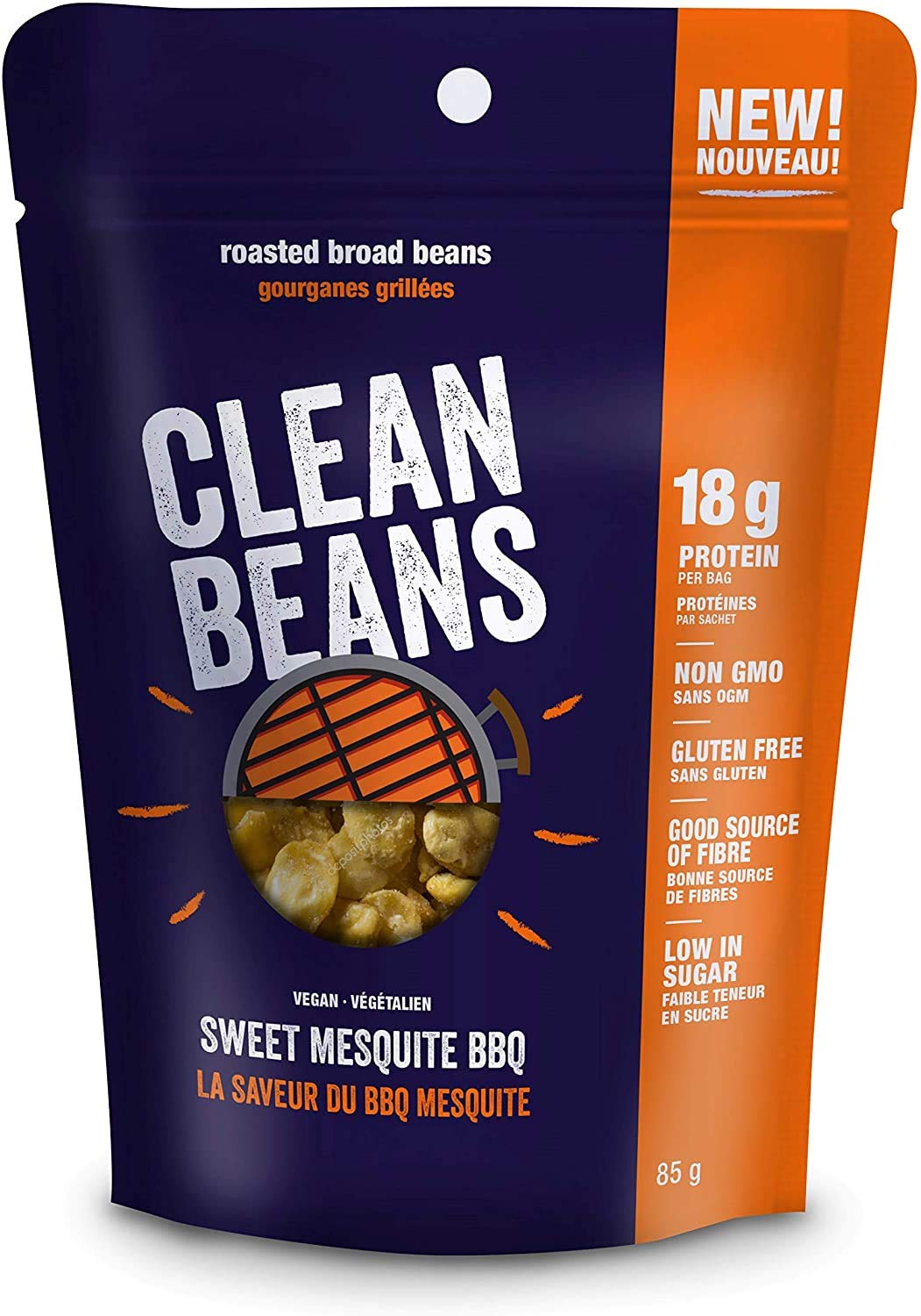 NUTRAPHASE Clean Beans - Sweet Mesquite Bbq, 6 Count Nutraphase