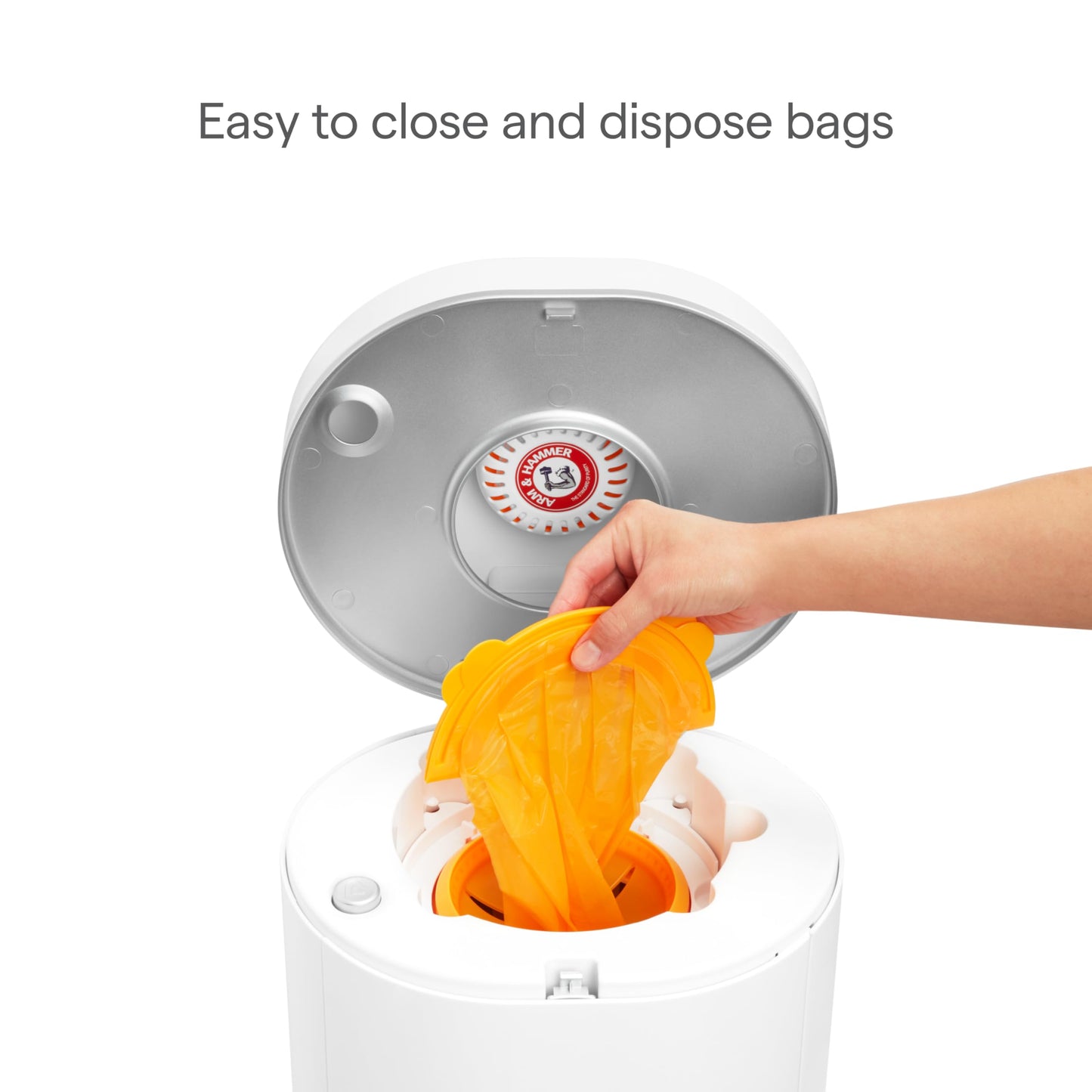 Munchkin Arm & Hammer Diaper Pail Snap, Seal and Toss Refill Bags, 20 Bags, Holds 600 Diapers Munchkin