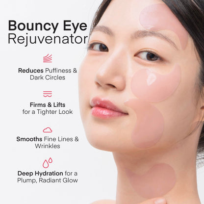 Under Eye Patches Korean Skincare: Peptide Collagen Gel Eye Mask for Puffy Eyes Dark Circles Wrinkles Undereye Bags Fine Lines & Smile Lines - Deep Hydrating & Firming Eye Pad - Cruelty-Free, 30 Pairs - Available at All In One Marketplace Canada