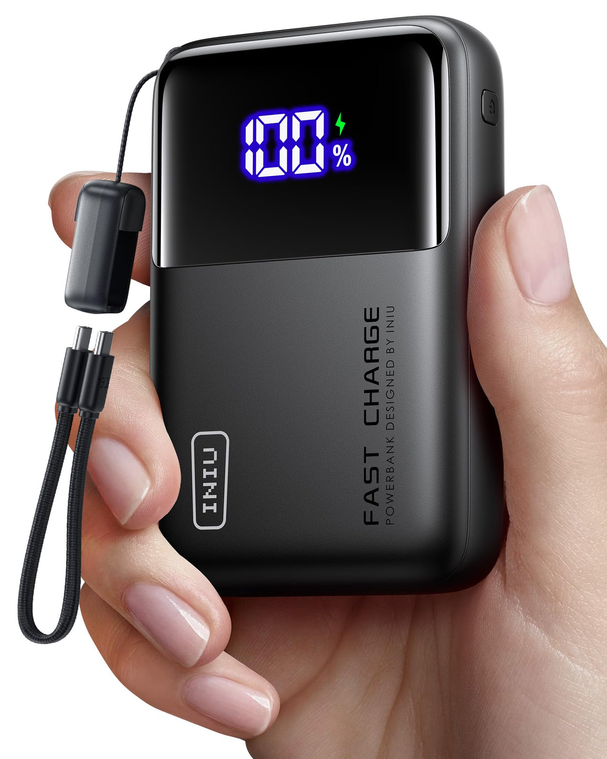 INIU Laptop Power Bank, Smallest 20000mAh 65W Fast Charging Battery Pack
