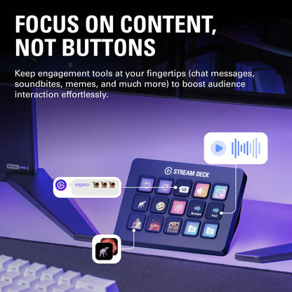 Elgato Stream Deck MK.2 Studio Controller, 15 Macro Keys Elgato