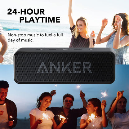 Upgraded, Anker Soundcore Bluetooth Speaker with IPX5 Waterproof, Stereo Sound, 24H Playtime, Portable Wireless Speaker for iPhone, Samsung and More - Available at All In One Marketplace Canada