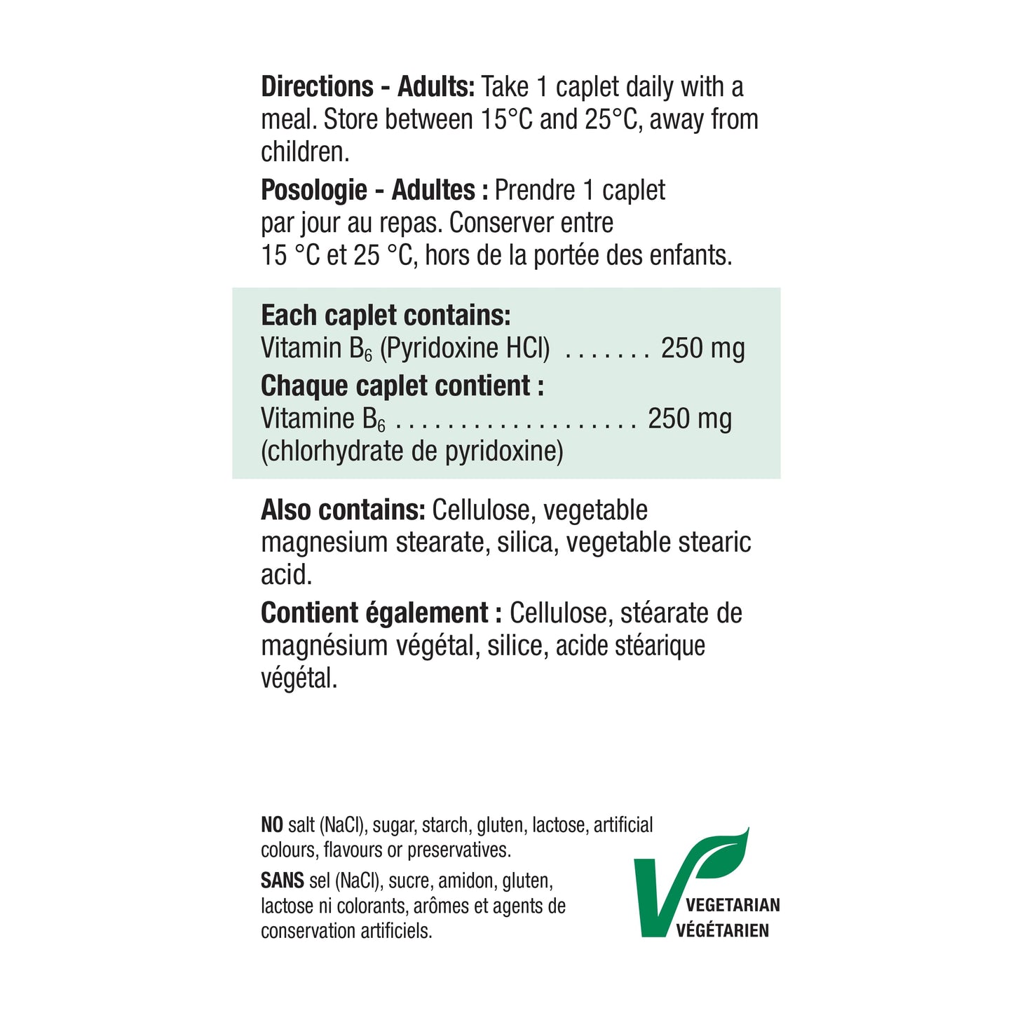 Jamieson Vitamin B6 250 mg, Pyridoxine HCl, Helps Prevent Vitamin B6 Deficiency, Supports Energy Production and Metabolism. Vegetarian, Gluten-Free, 100 Caplets, Proudly Canadian - Available at All In One Marketplace Canada