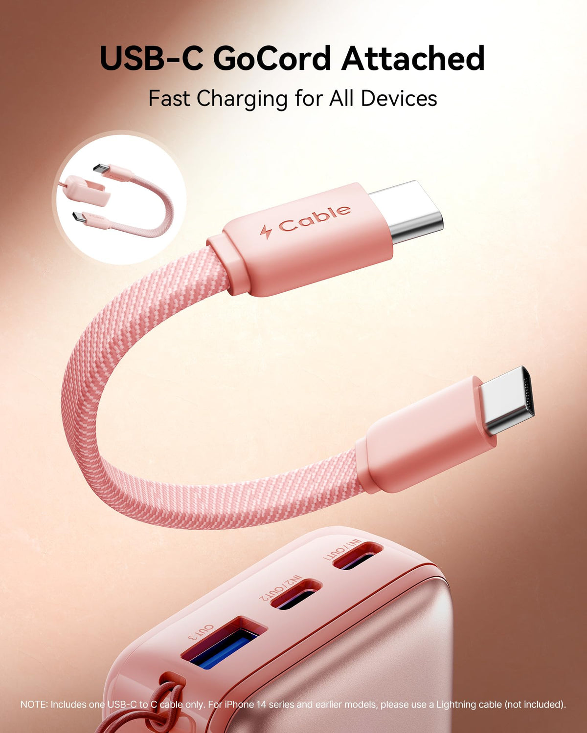INIU Power Bank, Ultra Mini 10000mAh 45W Fast Charging Portable Charger