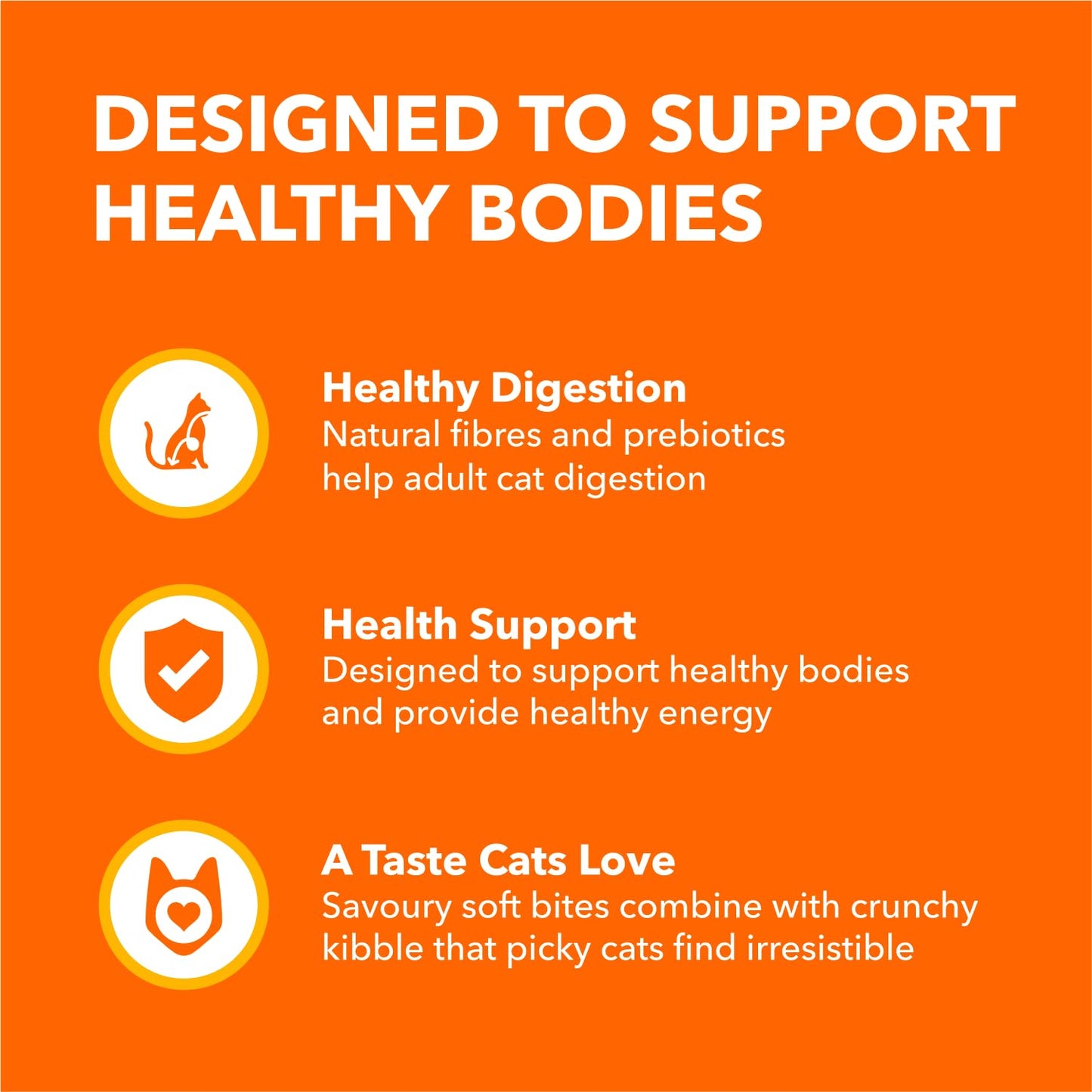IAMS Proactive Health Healthy Adult Dry Cat Food – Chicken – 7.26KG (16LB) Bag