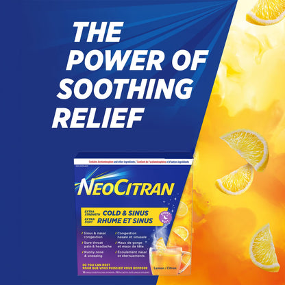 NEOCITRAN® ES Cold & Sinus Night Lemon NEOCITRAN