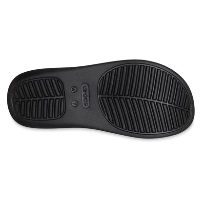 Crocs Women's Getaway Platform Flip Flops, Wedge Sandals for Women, Black, 7 Crocs