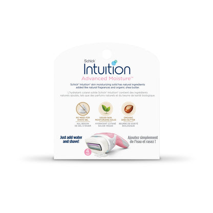 Intuition Schick Advanced Moisture Womens Razor Refills with Shea Butter, 6 count, Pack of 1 - Available at All In One Marketplace Canada
