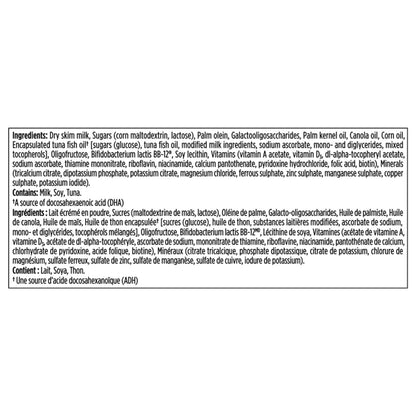 NIDO 1+ Toddler Milk-Based Nutritional Supplement With Calcium, Vitamins D and A, Magnesium, Probiotics, DHA, For Teeth, Muscles, Bones, Immune System And Brain Development, 850 g - Available at All In One Marketplace Canada