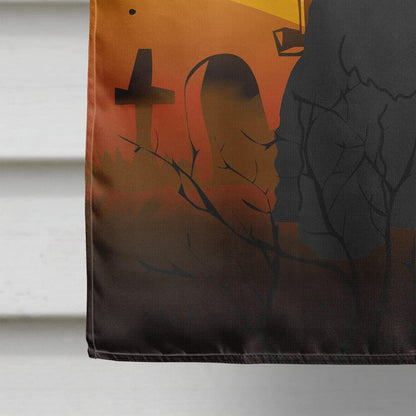 Caroline's Treasures BB4340CHF Halloween Bouvier des Flandres Flag Canvas House Size, Large, Multicolor