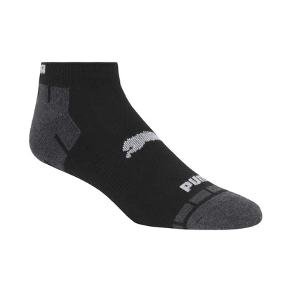 PUMA Men's 8 Pack Low Cut Running Socks, Black, 10 1 US