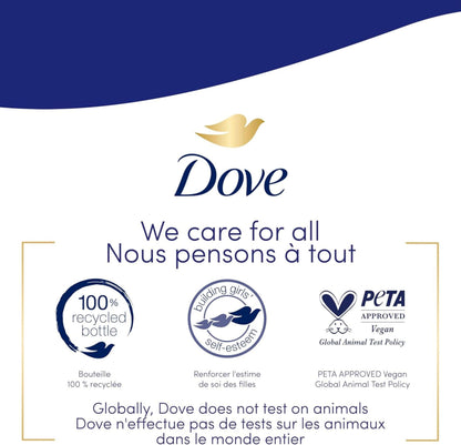 Dove Advanced Care Deep Moisture Hand Wash for soft, smooth skin Bottle Refill nourishes skin 10 layers deep 1 L (Pack Of 3) Dove