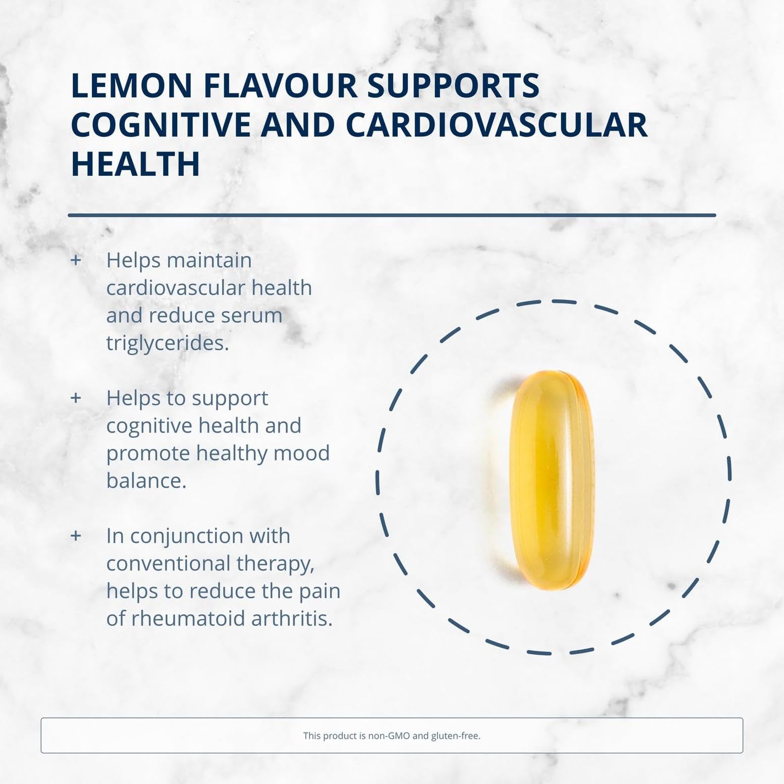 Metagenics OmegaGenics EPA-DHA 1000 mg - High Potency Omega-3 Fish Oil Supplement for Heart, Brain & Joint Health* - Sustainably Sourced - 60 Softgels - Available at All In One Marketplace Canada