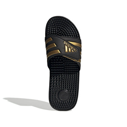 adidas Unisex-Adult Adissage, Core Black/Gold Metallic/Core Black, 11 🍁 All In One Marketplace Canada