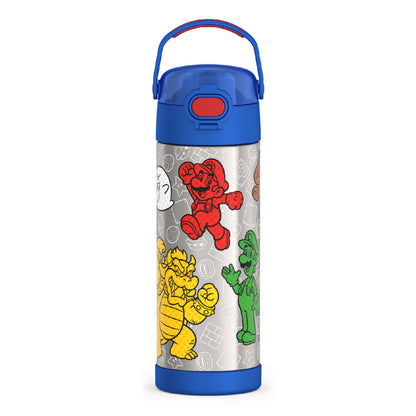 THERMOS FUNTAINER Water Bottle with Spout, 16oz, Mario 🍁 All In One Marketplace Canada