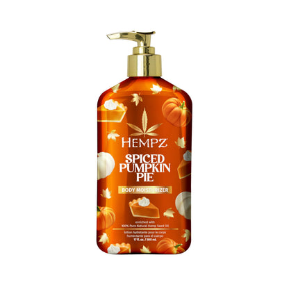 Hempz Spiced Pumpkin Pie Body Moisturizer, Body Lotion, Fall Skin Care for Men & Women, Limted Edition, 17 fl.oz.