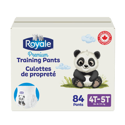 Royale Premium Training Pants, Size X-Large, 4T-5T (38 to 50 lbs), 84 Count, Disposable Training Pants (Packaging may vary) 🍁 All In One Marketplace Canada