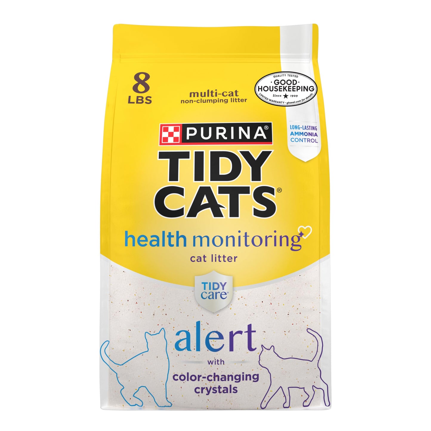 Purina Tidy Cats Tidy Care Alert Crystal Cat Litter - 8 lb. Bag