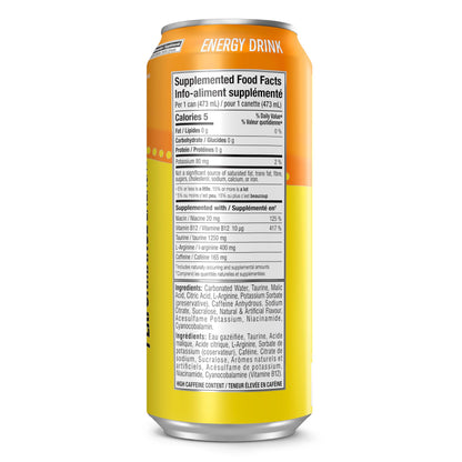 Cellucor C4 Performance Energy Drink, Creamsicle, Carbonated Sugar Free Drink with no Artificial Colours or Dyes, 473mL, 12 count