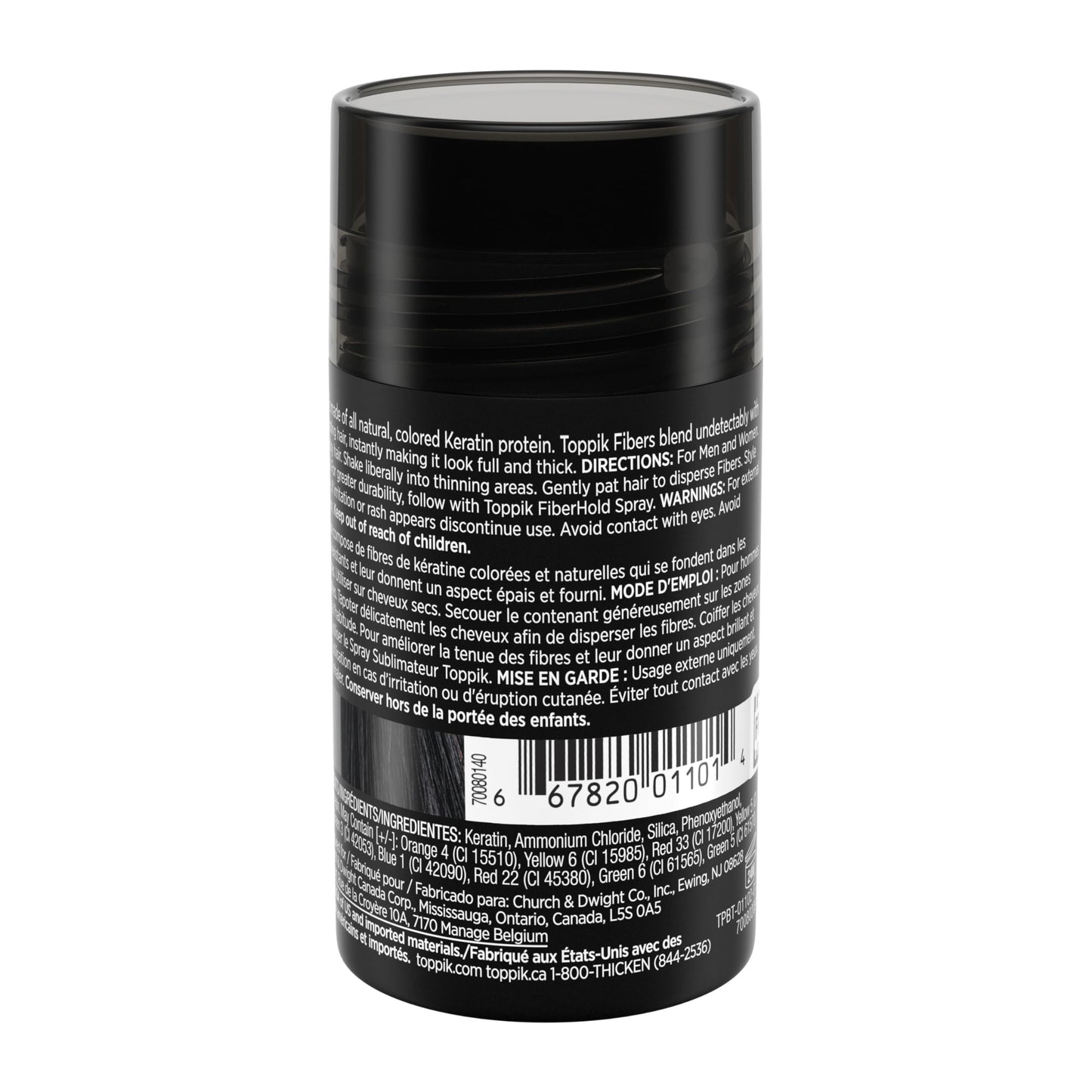 TOPPIK Hair Building Fibers,12 g, Fill In Fine or Thinning Hair, Instantly Thicker Looking, Multiple Shades for Men & Women