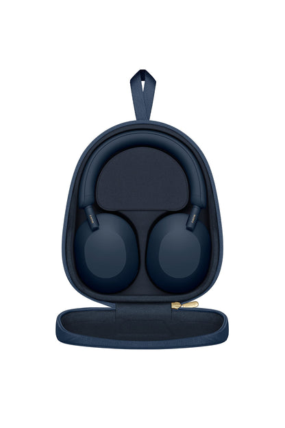 Sony WH-1000XM5 Wireless Industry Leading Noise Cancelling Headphones with Auto Noise Cancelling Optimizer, Crystal Clear Hands-Free Calling, and Alexa Voice Control, Midnight Blue Sony